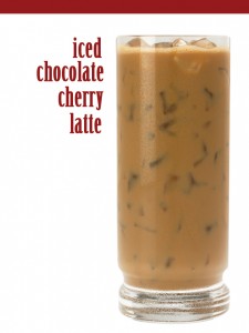 Monin Iced Chocolate Cherry Latte