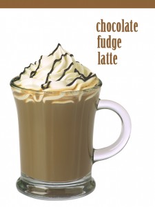 Monin Chocolate Fudge Latte