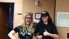 Wayne & Garth... er, Kim & Amanda... Party on!