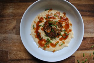 Smokey Cheddar Grits