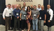 The Monbana & Houston's teams at Coffee Fest Dallas (2016).