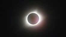 The August 2017 solar eclipse at 100% totality, as seen from our Kansas City, Missouri warehouse