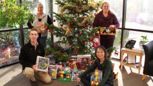 Houston's participated in the 2017 Fox 12 Les Schwab Toy Drive