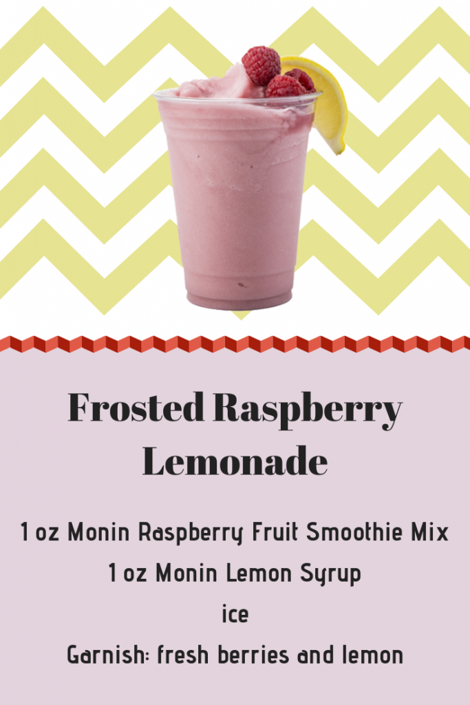 Monin's Frosted Raspberry Lemonade