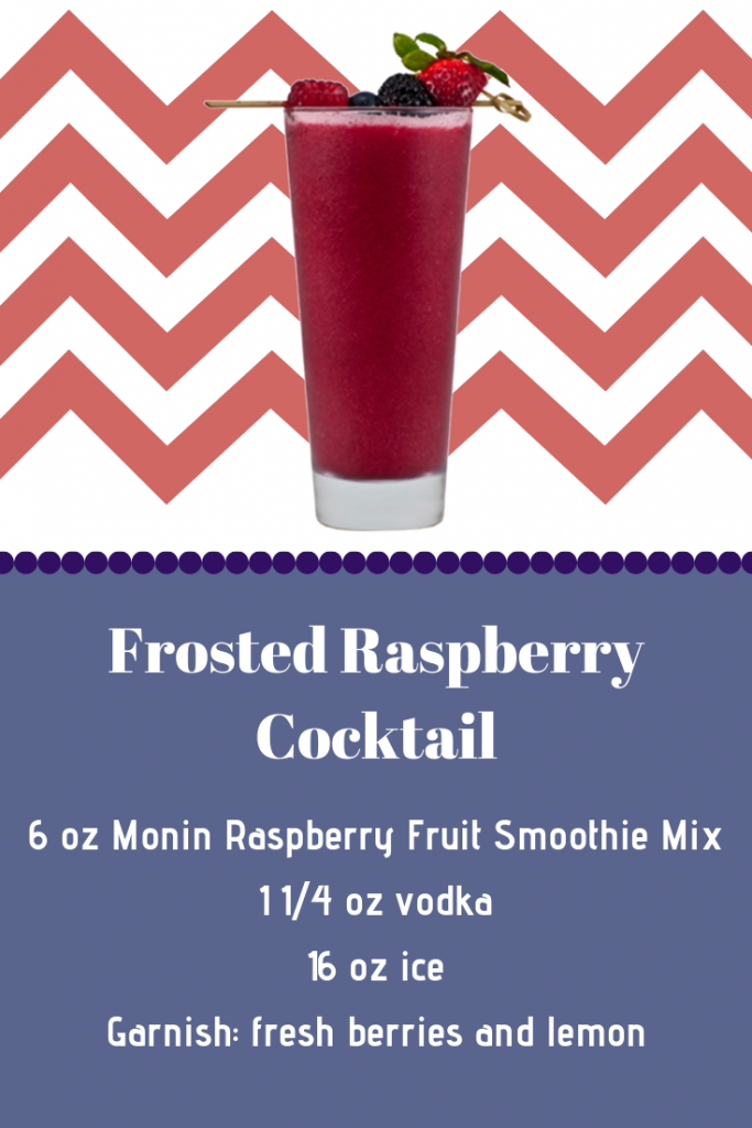 Monin's Frosted Raspberry Cocktail