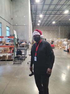 Mike Roland in Santa Hat