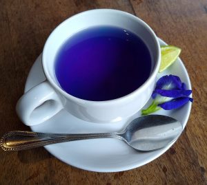 Bright herbal tea