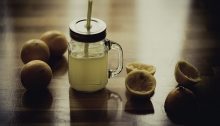 Lemonade in a charming mason jar