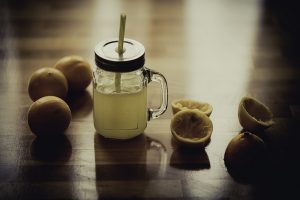 Lemonade in a charming mason jar