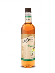 DaVinci vanilla syrup bottle