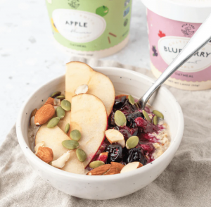 Mylk Labs oatmeal with apple